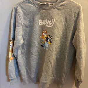 Woman’s Bluey Grey Crewneck Sweatshirt